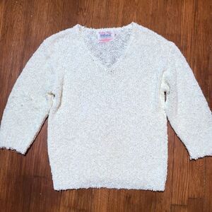 Vintage 90's Womens Elbow sleeve Sweater Size Med Tally Ho